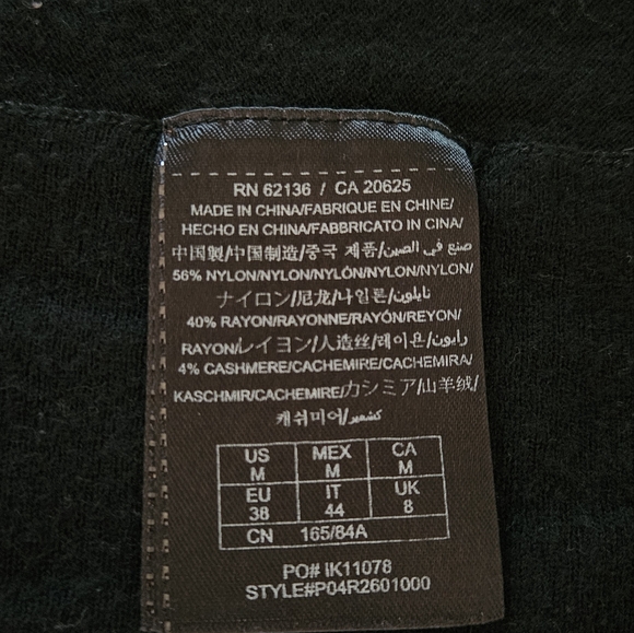 Guess by Marciano Women's Black Wrap Cardigan Sweater Size Medium - Picture 5 of 6